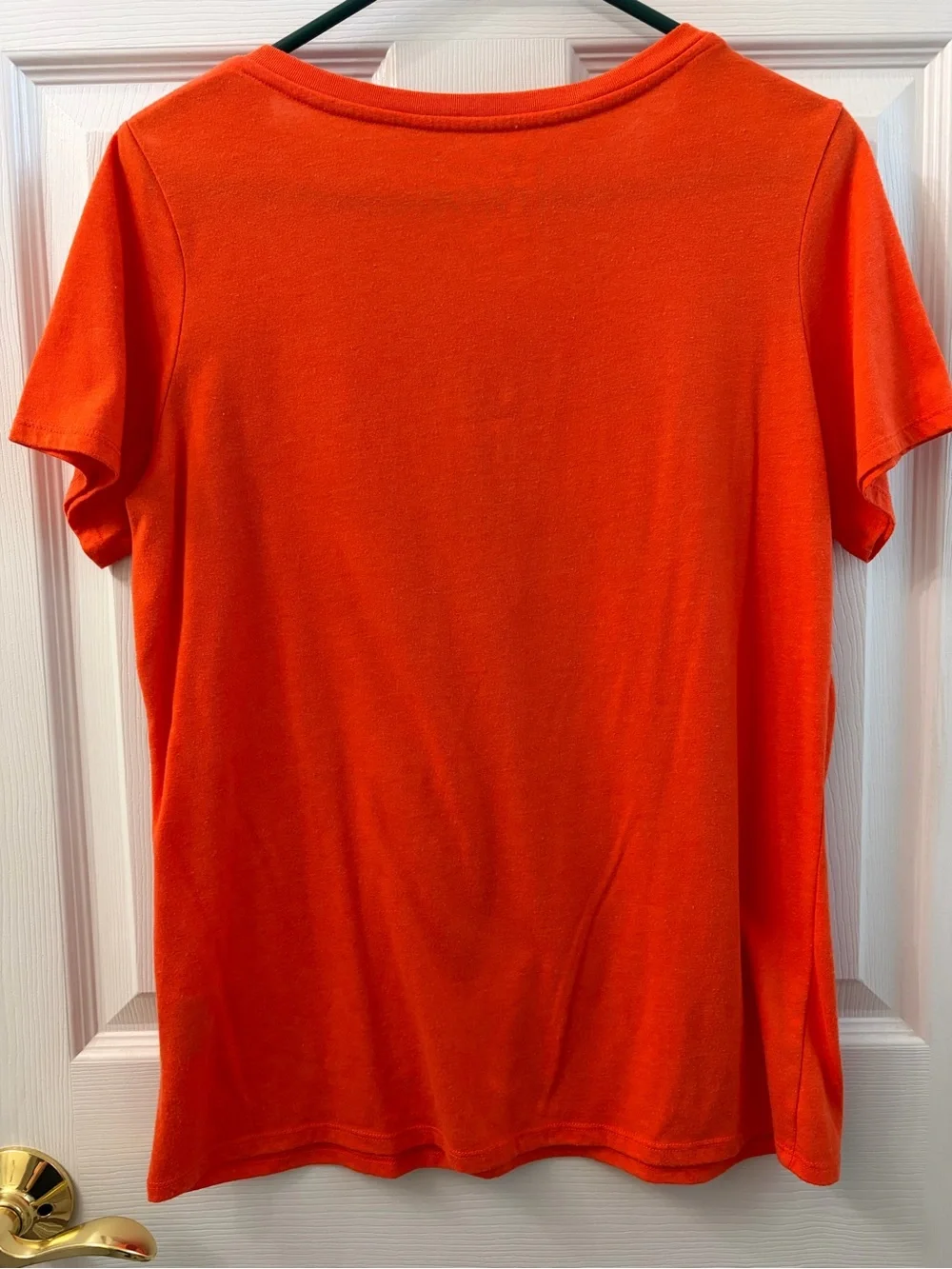 Nike Women's Clemson Tigers Stripe Bar Tri-Blend V-Neck T-Shirt